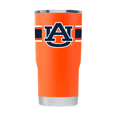 20 oz Auburn Orange TUMBLER W/STRIPES