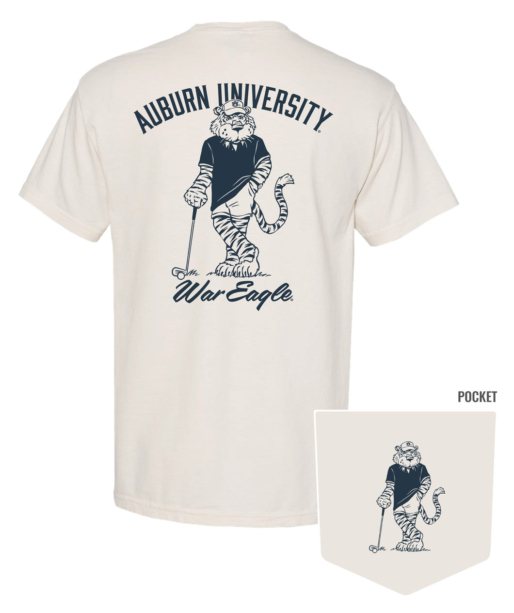 Aubie Golf tshirt 3X
