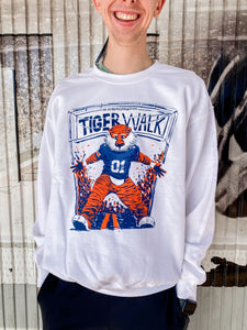 White Tiger Walk Sweatshirt