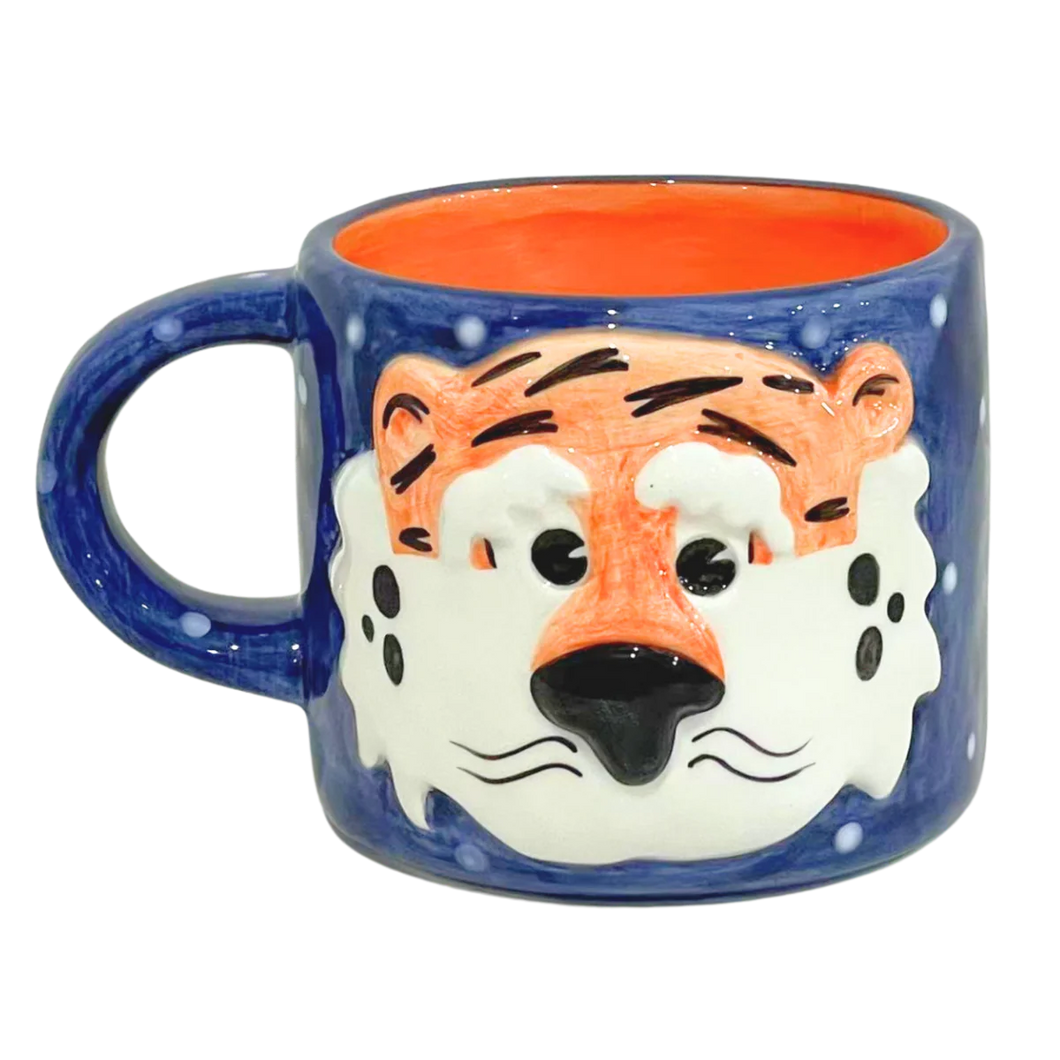 Raised Aubie Mug