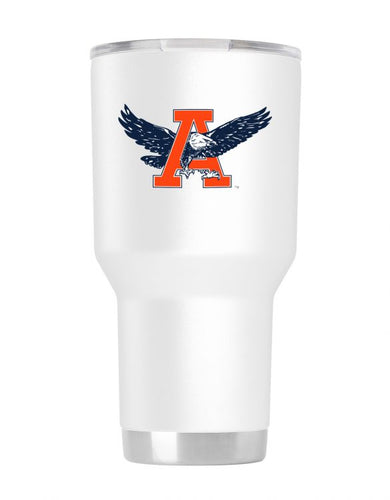 30OZ “WAR EAGLE” WHITE TUMBLER