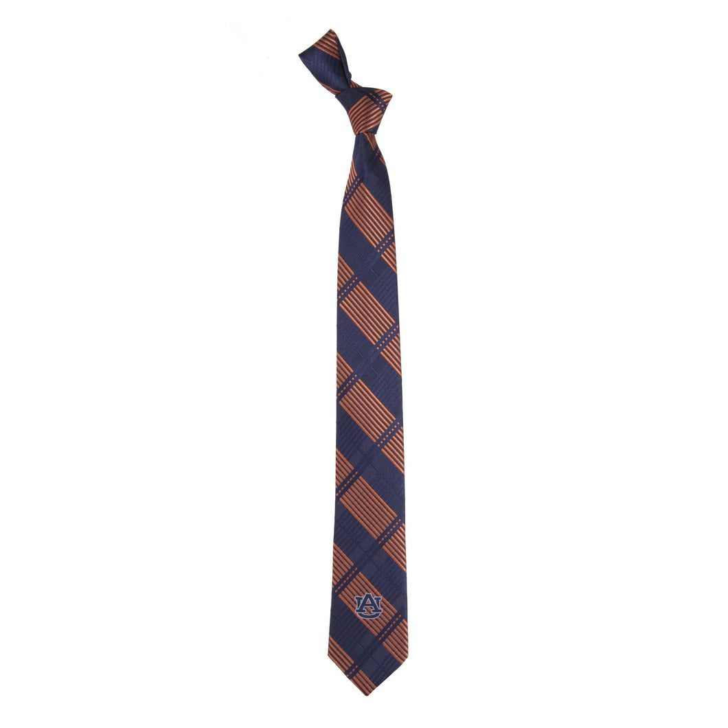Auburn Skinny Plaid Tie