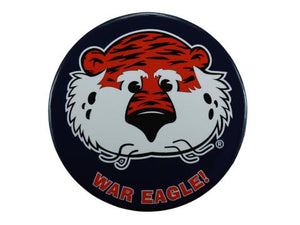 3" Button mascot tiger War Eagle