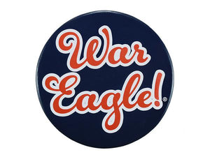 Navy 3" War Eagle Button