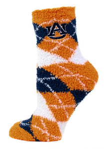 Argyle Fuzzy Socks