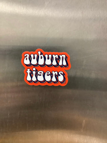 Rugged stickers Auburn retro